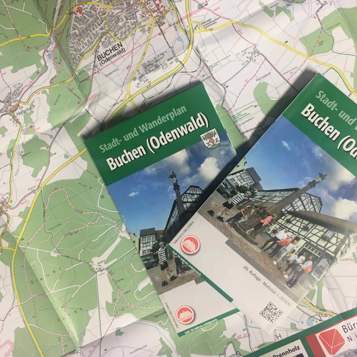 Stadt- und Wanderplan Buchen (Odenwald)