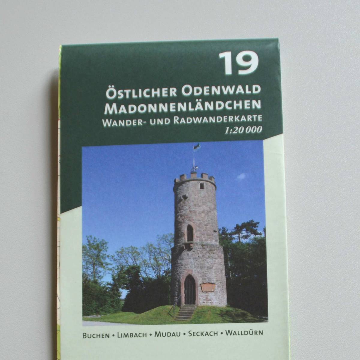 Wanderkarte Nr. 19 Östlicher Odenwald - Madonnenländchen