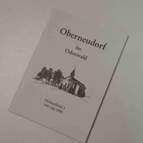 Oberneudorf im Odenwald Heimatbrief 1
