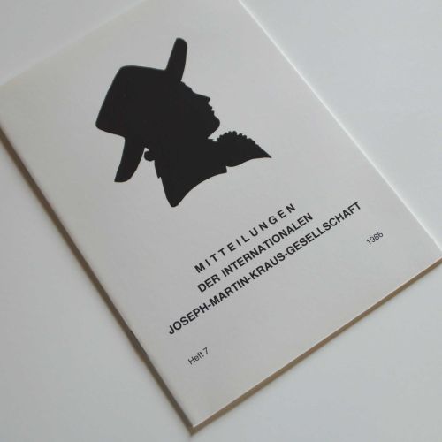Mitteilungen der Internationalen Joseph Martin Kraus-Gesellschaft Heft 7